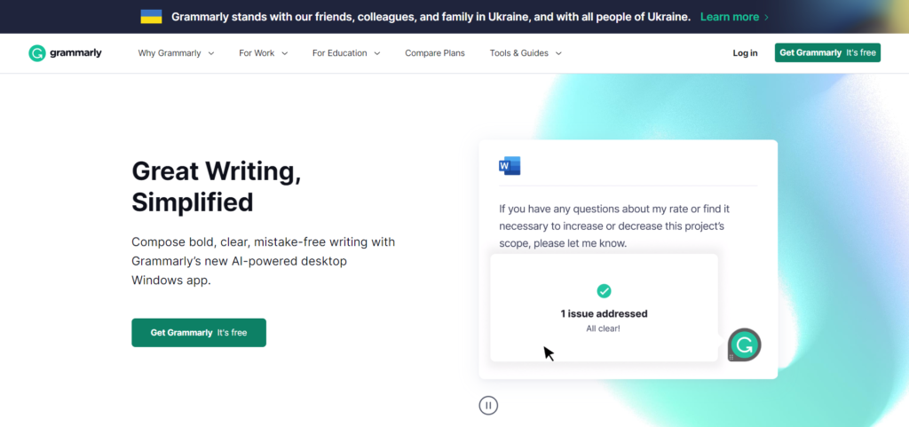 grammarly check my text for free
